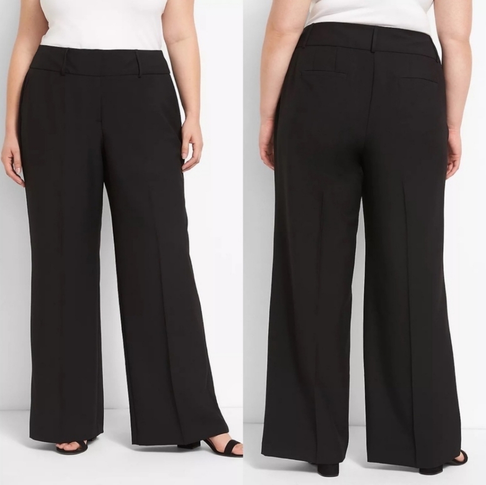 NWT Perfect Drape High Rise, Wide Leg Trousers Sz 20 Tall